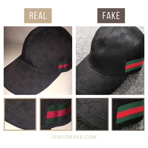 gucci baseball cap fake|is a gucci hat real.